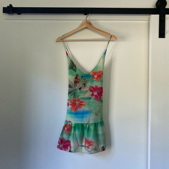 FARM Rio Hawaiian Hoola Girl Blouse - Picture 4 of 6